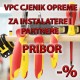 Cjenik pribora