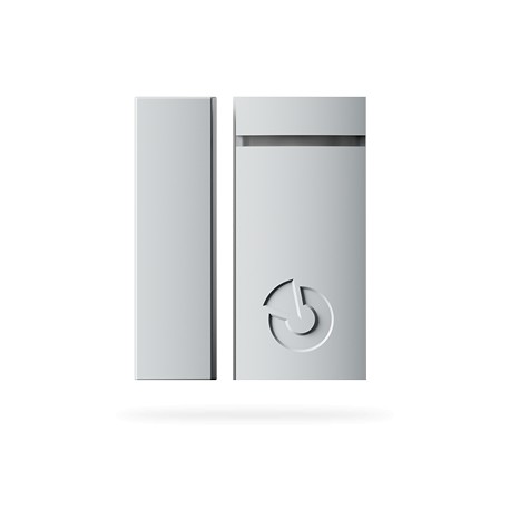 Jablotron JA-155M-GR kompakter kabelloser Magnetsensor für Türen und Fenster, mit CR2032 betrieben und bis zu 300 m