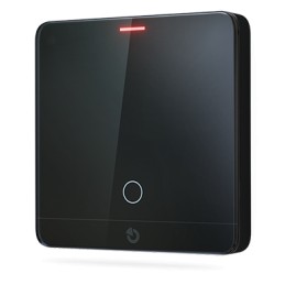JAB JB-111TH-AN Bus-Sensor für Temperatur und relative Luftfeuchte mit integrierter Thermostatfunktion, ohne Display.