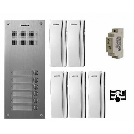 Portafonski audio komplet 5xDP-SS & DR-6UM