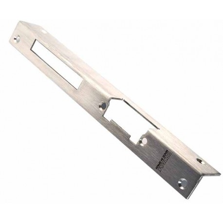 Elektro prihvatnik-mon. ploča kutna desna, inox 52,5mm